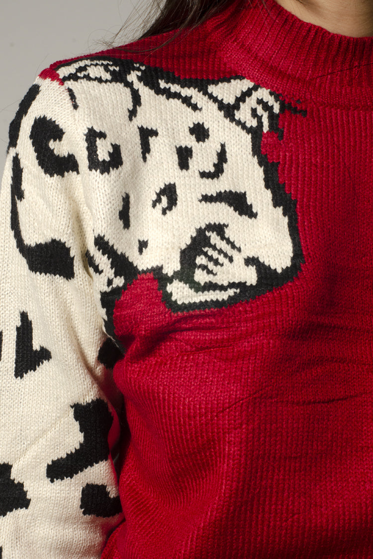 TIGER KNITTED SWEATER